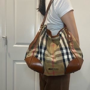 Burberry signature pattern totes